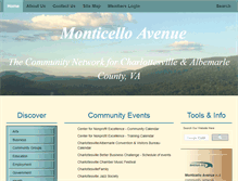 Tablet Screenshot of monticello.avenue.org