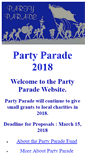Mobile Screenshot of party.avenue.org